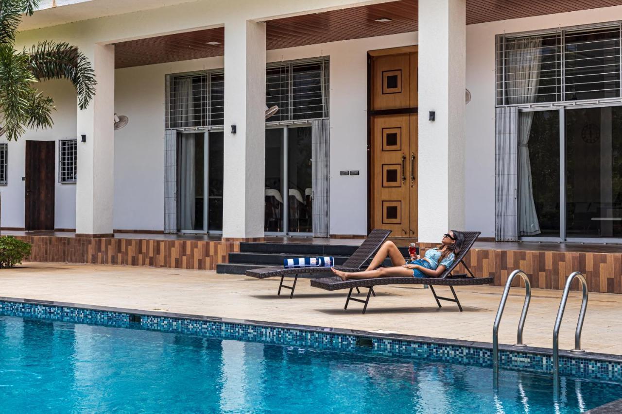 Saffronstays Odyssey, Karjat - 10 Acres Pet-Friendly Estate With Swimming Pool Chinchavli Exterior foto