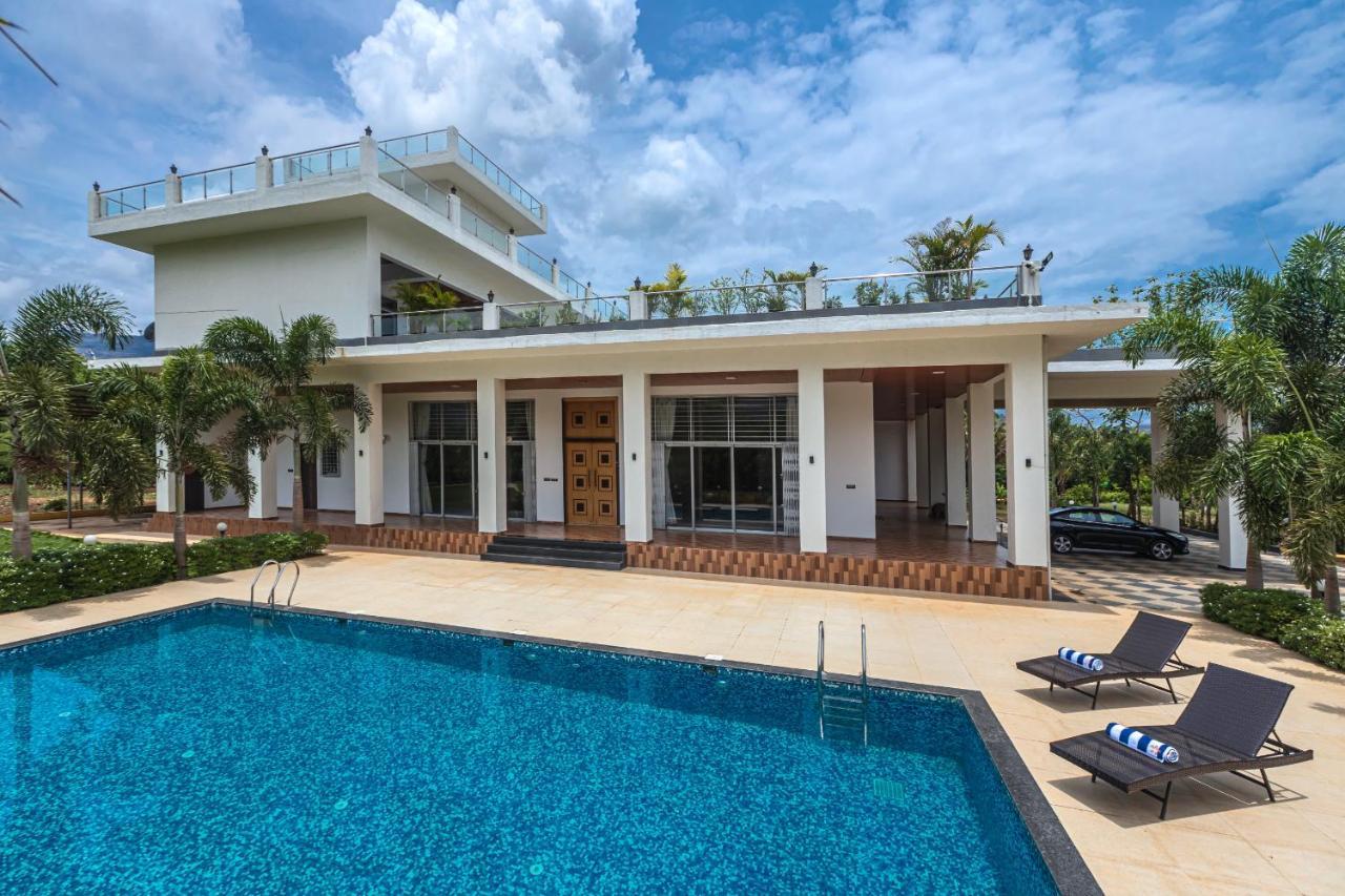 Saffronstays Odyssey, Karjat - 10 Acres Pet-Friendly Estate With Swimming Pool Chinchavli Exterior foto
