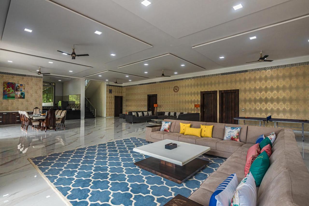 Saffronstays Odyssey, Karjat - 10 Acres Pet-Friendly Estate With Swimming Pool Chinchavli Exterior foto