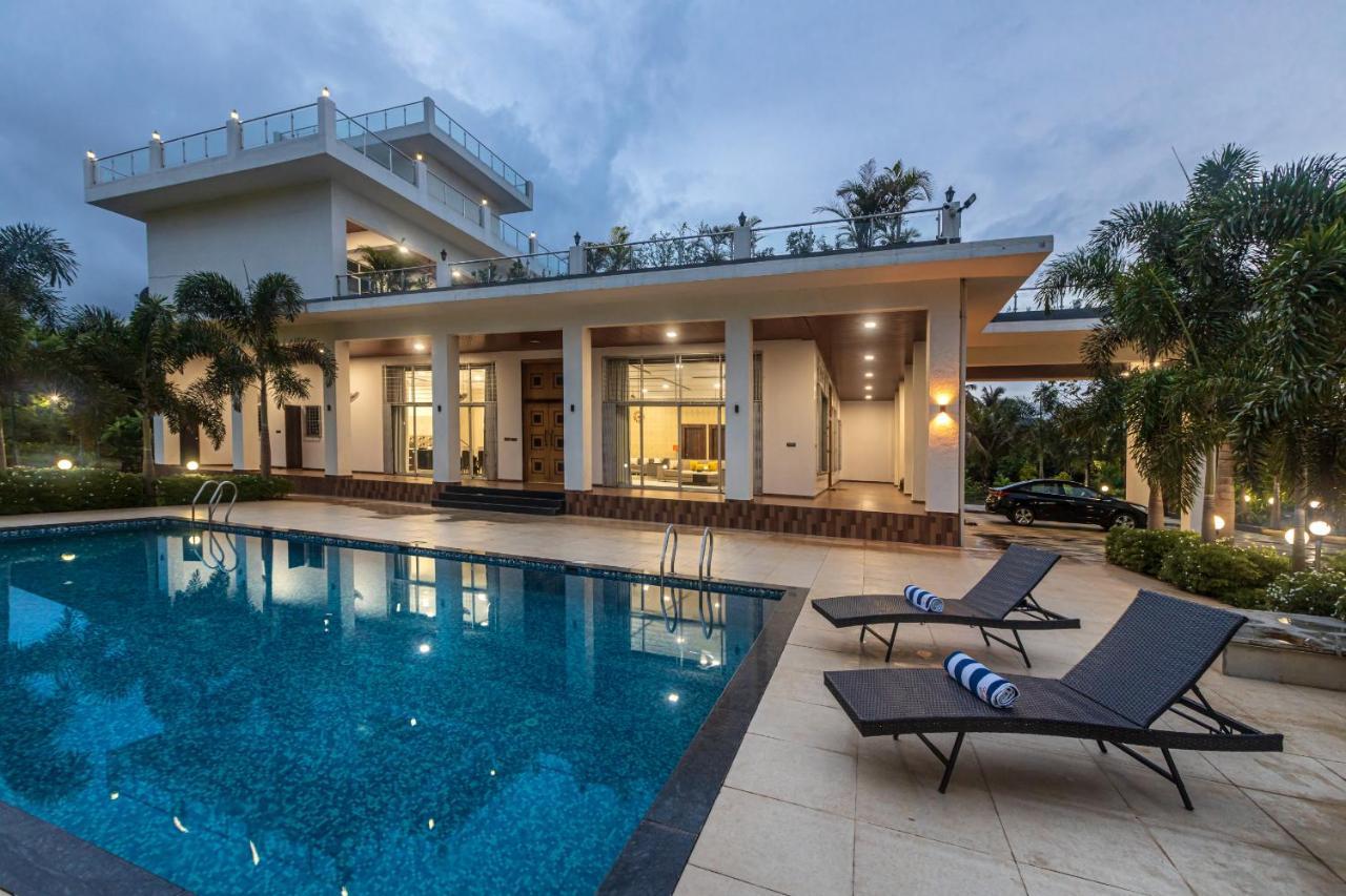 Saffronstays Odyssey, Karjat - 10 Acres Pet-Friendly Estate With Swimming Pool Chinchavli Exterior foto